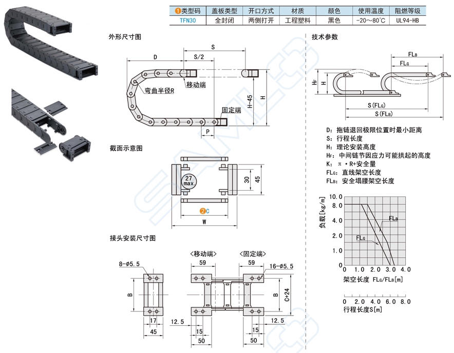 塑料拖链一般是如何固定的