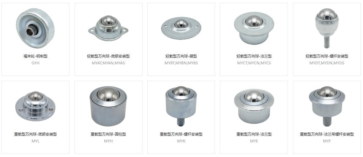 万向球的安装方式一共有几种