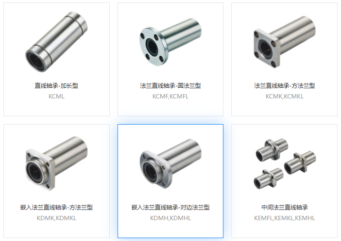 直线轴承负载,直线轴承等级